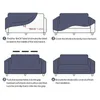 Stol täcker soffa för vardagsrum vattentätt soffa fåtölj täckskydd lformade hörn jacquard slipcovers 1/2/3/4 sits