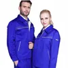 2020men Woman Work Coveralls Workwear Uniforms Spring Autumn Patchwork Welding Suit Auto Repair Workshop Mechanic Wear Resistant T4AK#