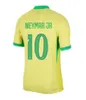 2024 Brasile maglia calcistica Neymar Jr Brasil Casemiro National Team G.Jesus P.Coutinho Home Away Men Kids L.Paqueta T.silva Pele Marcelo Vini Jr Fred Danilo