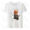 Drôle Carto Bear Coffee Break Graphic T-shirts Chemise surdimensionnée ops Vêtements esthétiques gothiques Y2k Vintage j6s6 #