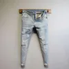 Joker Messer Cut Slim Koreanische Neue Einfache Fi Hipster FL Hosen Mann Dünne Denim Freund Casual Hosen Vintage Jeans Männer d6Lk #