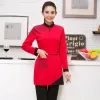 Serveur Uniforme Automne Hiver Hot Pot Restaurant Café Femme Hôtel Serveur Vêtements coréens avec manches Lg Service alimentaire U8OG #