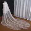 cathedral Wedding Veils Two Tier with Comb Bride Veil Women Headpiece Bridal Hair Accory L02S#