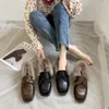 Casual Shoes Luxury 2024 Fashion Women Loafers Faux Fur Slip-on Woman Low Heels Plush Warm Boat Zapatos De Mujer