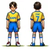 maglie calcio finali 14 maglia da calcio Player Version camiseta kit per bambini 2024 2025 uniformi