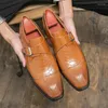 Geklede schoenen Heren Cap-toe Monnik Strap Loafers Ademende instappers voor zakelijk kantoor Bruiloftsfeest Lente, zomer en herfst