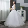 é YiiYa novo vestido de casamento com decote em V simples off white lantejoulas vestido de casamento barato De Novia HS288 P4hX #