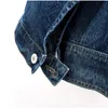 Plus Größe Harajuku Übergroße Quaste Applique Jeans Jacke 3XL 5XL Koreanische Zipper Fly Casual Jean Outwear Streetwear Denim Mantel 00Iw #