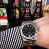 럭셔리 클래식 패션 탑 브랜드 스위스 자동 타이밍 시계 기계식 남성 디자이너 방수 손목 시계 풀 스테인리스 스틸 0BB5