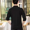 Hôtel Serveur Workwear Lg Manches Western Restaurant Hot Pot Cuisson Lait Thé Restaurant KFC Vêtements Automne T-shirt F7vo #