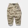 Herenbroeken Woestijncamouflagepatroon Uniforme werkkleding voor heren Lente Outdoor Multi-zakken Trekkoord Losse rechte broek DCU