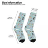 Chaussettes pour hommes drôle dessin animé Doodle chiot chien Vintage Harajuku Hip Hop nouveauté motif équipage fou chaussette cadeau imprimé