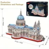 3D-Puzzles Challenge Britain Architektur Kirchenbau Modell Bastelsets Geburtstagsgeschenk Erwachsene als Hobby, St. Paul's Cathedral Geschenke für Frauen Männer