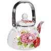 Zestawy naczyń obiadowych Kettle Enamel Pal za pomocą herbaciarni do kawy na kuchenkę kemping kungfu teapot kuchnia