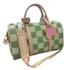 24ss Femmes Hommes Damier Contraste Sacs Diagonal Sac À Bandoulière Pour Dames De Luxe Designer Sac À Main Titulaire De La Carte En Plein Air Voyage Portefeuille Messenger 35 cm