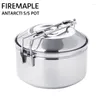 Cookware Sets Fire Maple 1000ml Stainless Steel Backpacking Camping Pot Bento Mess Kit Lightweight And Compact For Hiking Picnic