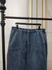 150kg Plus Taille Printemps Automne Lâche Big Pocket Jeans 6XL 7XL 8XL 9XL Littéraire Taille Haute Élastique Sarouel 2 Couleur l5eJ #