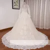 Heuloria Princ Ball Gown Wedding Dr LG Sleeve Bride Dr O Neck Plus Size Robe de Mariee Lace Beading Brudklänning R5oc#