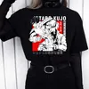 Fi Unisex Jojo Bizarre Adventure Plus Size Vrouwen T-shirt Tops Carto Anime Harajuku Mannen T-shirt Casual Streetwear e4SO #