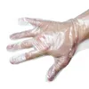 Gants jetables Film PE en plastique Transparent épaissi pour la cuisson, manger du homard, restauration et coiffure.