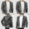 Vestes pour hommes Mens Black Fl Strass Veste Hommes Manteau Drill Punk Club Outfit Jaqueta Bomber Diamond Drop Livraison Vêtements Vêtements O Dhkvw