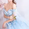 blu partito Dr per le donne da sposa con spalle scoperte abito da sera formale elegante elegante banchetto fata vestido de festa z1L0 #