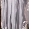 velo da sposa veli da sposa velo de novia Disponibile corto uno strato lunghezza vita in rilievo Diamd applicato bianco o avorio M2d2 #