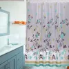 Shower Curtains Printed Fabric Curtain Thickened Coffee Tree Cow Print Short Liner Rod Pocket 78