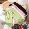 Trousers Children Pants Summer Polyester Thin Breathable Mosquito Solid Color Kids Boys Girls Baby