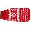 Hondenkleding huisdier kersttrui kleding elastisch sneeuwvlok patroon mooi warm mooi voor kleding honden katten katten