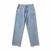 Jeans för herrkläder FI Pant Sweatpant Casual Denim Trousers Male Plus Size Wed Full-Längd Spring Fit Märke U6MR#