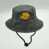 Wide Brim Hats Bucket Hats Classic Embroidery Jean Fisherman Hat Outdoor Fishing Sun cap Big Brim Bucket Hats