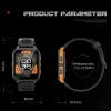 2024 Nuovi sport all'aria aperta Smart Watch da uomo Chiamata Bluetooth Orologio fitness 100+ modalità sportive 3ATM Impermeabile Forte durata della batteria Orologio