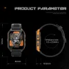 1,9 -calowy Outdoor Wojskowy Smart Watch Mężczyźni Bluetooth Call Smartwatch Man dla Xiaomi Android iOS IP68 Waterproof Fitness Watch+Box