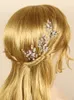 Sier Rhineste Accorie di matrimonio Donne Hairpins Prom Party Headdr per capelli per capelli clip per capelli Bridal Accory V3ZL#