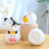 Vases Creative Cartoon Animals Succulent Flower Pot Balcony Gardening Micro Landscape Table Top Small Flower-Planter Vase 4pcs/lot