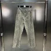 Pantalones de mujer PREPOMP 2024 Llegada de primavera Vintage Sexy Leopard Denim Mujeres Jeans largos GP211
