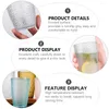 Vinglas 5 datorer Stemless Party Beer Mug Drink Cup Drinking Acrylic Water Child Crystal Beakers