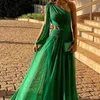 Plus la taille des femmes vert sexy backl Dres Fi une épaule taille haute maille Dr Robes de Mujer Elegantes Para Fiesta I4oU #