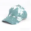 Bola Caps Nova Moda 7 Cores Tie Dye Candy Color Boné de Beisebol Homens Mulheres Messy Bun Hat Snapback Chapéus Casuais Drop Delivery Acessórios Dhorb