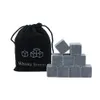 9-pack whiskey ice tartar ice refreshing stone in velvet bag