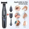 Electric Shavers 4 in 1 Electric Shaver For Men USB Rechargeable Waterproof Nose Ear Hair Trimmer Beard Razor Unisex Hair Remover Shaving Machine 240329