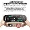 2024 NOWOŚĆ SMART WATW KOBIETY BLUETOOTH ZE WATW STAT FITNESS Waterproof Sport Sport Smart Clock Fashion Ladies Men Smartwatch Kobieta