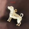 Pins Brooches 2022 New High Quality Christmas Gift Series Silver Plated Cute Fun Lucky Dog Brooch Y240329