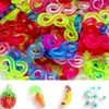 Decorative Figurines 300pcs 11x0.5mm S Clips Connectors Rubber Refills For Loom Band DIY Bracelet Making Refill Kit