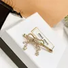 2024 Mui Bow Crystal Brooch/Hairpin Dual-Use Fashion Accessory Women's Sweet Girly Style Brooch