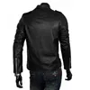 Men's Leather Faux Leather The Walking Dead Negan Cosplay Jacket Punk Men PU Leather Jacket Motorcycle Fashion Slim Fit Leather Coat 240330