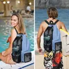Utomhusväskor Mesh DrawString ryggsäck Swim Bag Lätt simning Sportvattentät justerbar rem för skolstrandsemester