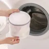 Tvättpåsar 2 datorer fina nät dubbellager dragkedja med tvätt av tvätt av tvättskyddsskyddsskydd för kläder för kläder