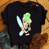 fi punk PrincToo Tattoo Rocker T-shirt kobiety swobodny nadruk dziewczyna 2023 Summer o szyja harajuku y2k zabawne słodkie topy tee k3uh#